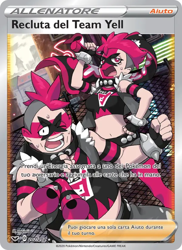 Recluta del Team Yell #202 — Spada e Scudo