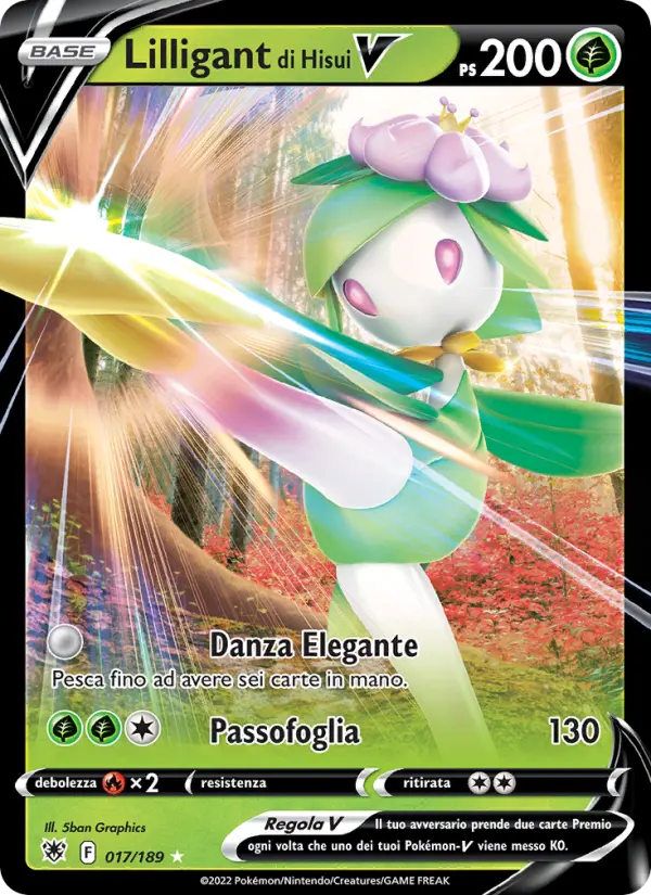 Lilligant di Hisui V #017