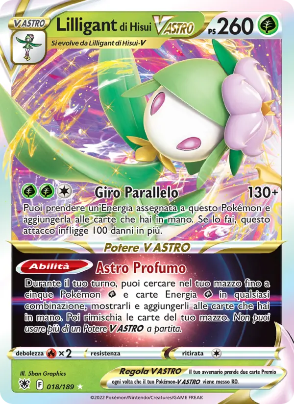 Lilligant di Hisui V ASTRO #018