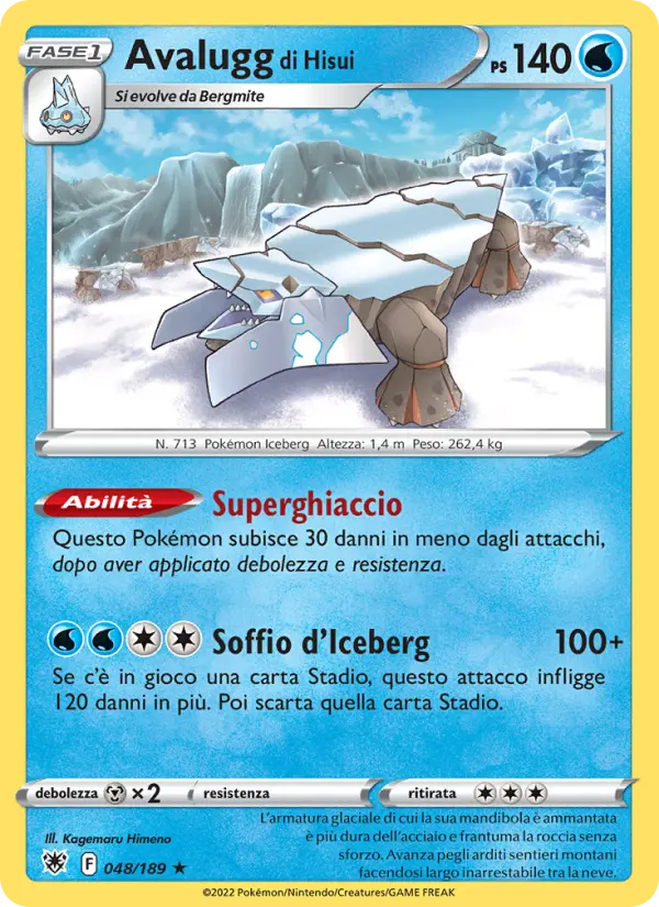 Avalugg di Hisui #048