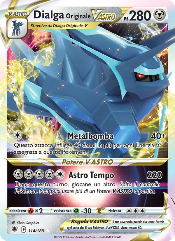 Dialga Originale V ASTRO #114