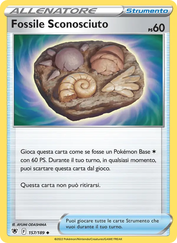 Fossile Sconosciuto #157