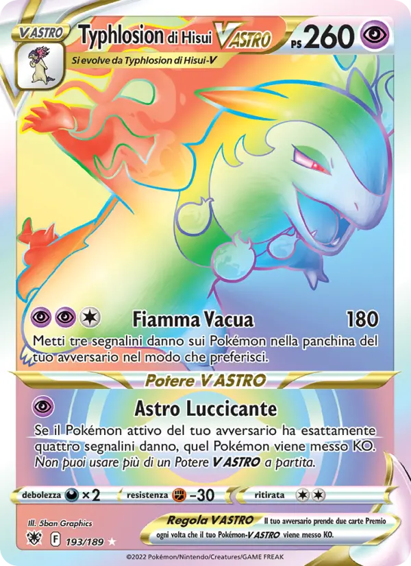 Typhlosion di Hisui V ASTRO #193