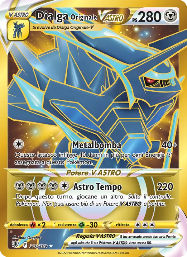 Dialga Originale V ASTRO #210