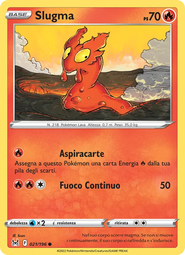 Slugma #21 — Origine Perduta