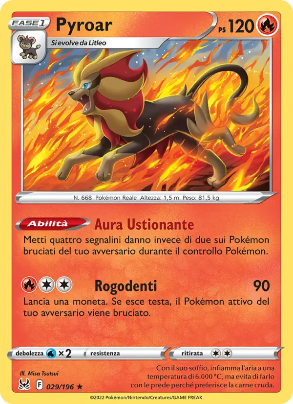 Pyroar #29 — Origine Perduta