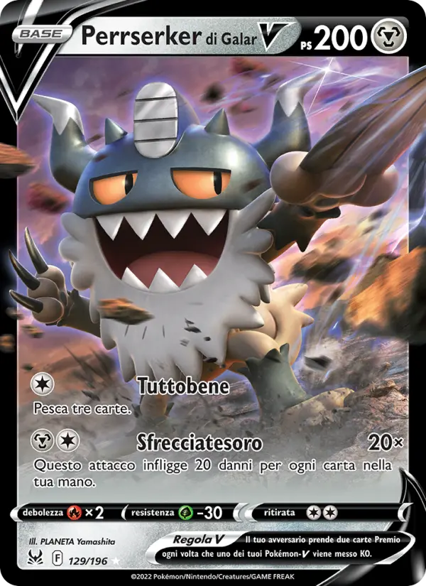 Perrserker di Galar V #129 — Origine Perduta
