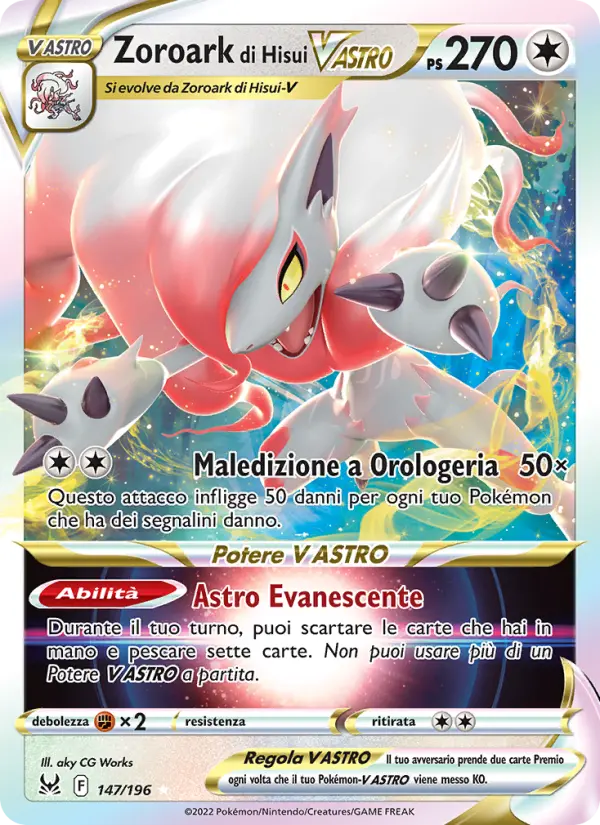 Zoroark di Hisui V ASTRO #147