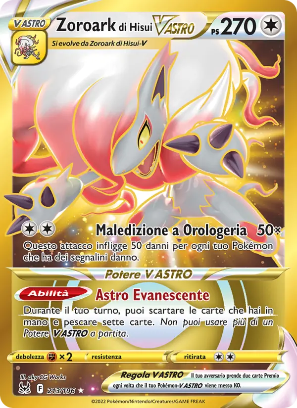 Zoroark di Hisui V ASTRO #213