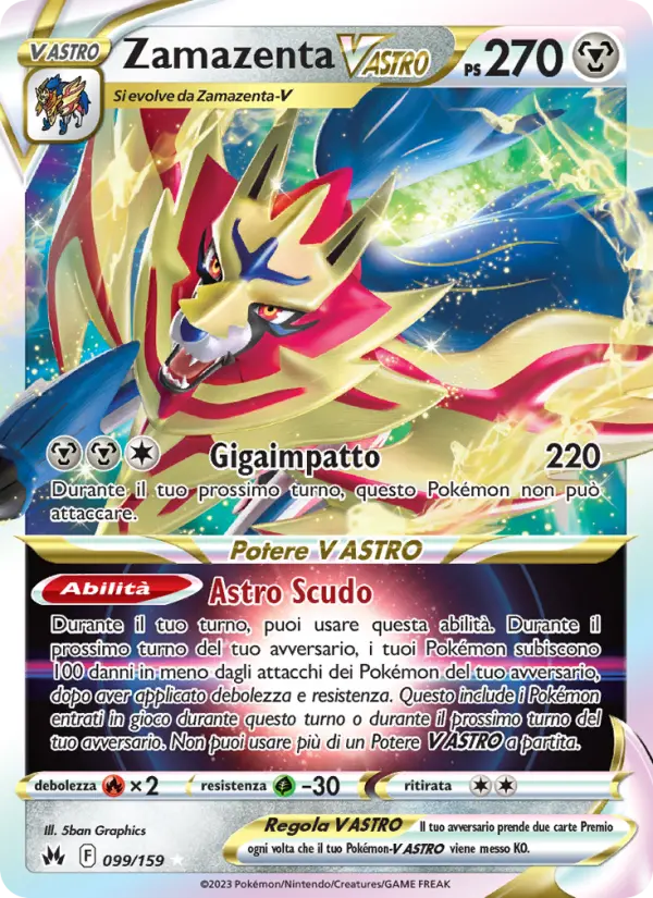 Zamazenta V ASTRO #099 — Zenit Regale