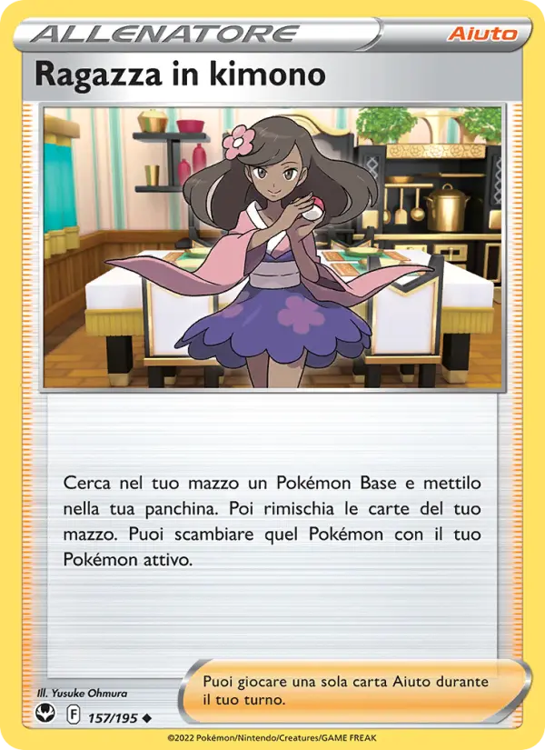 Ragazza in kimono #157 — Tempesta Argentata (Reverse Holo)