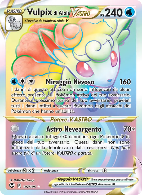 Alolan Vulpix VSTAR #197