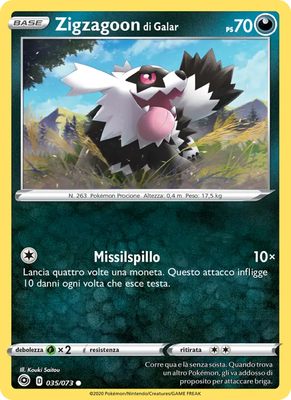 Zigzagoon di Galar #35
