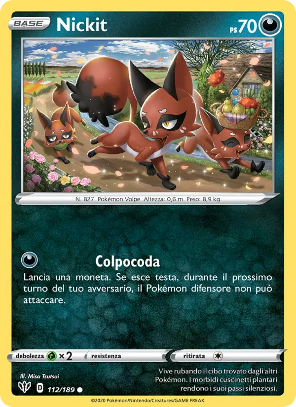 Nickit #112 — Fiamme Oscure (Reverse Holo)
