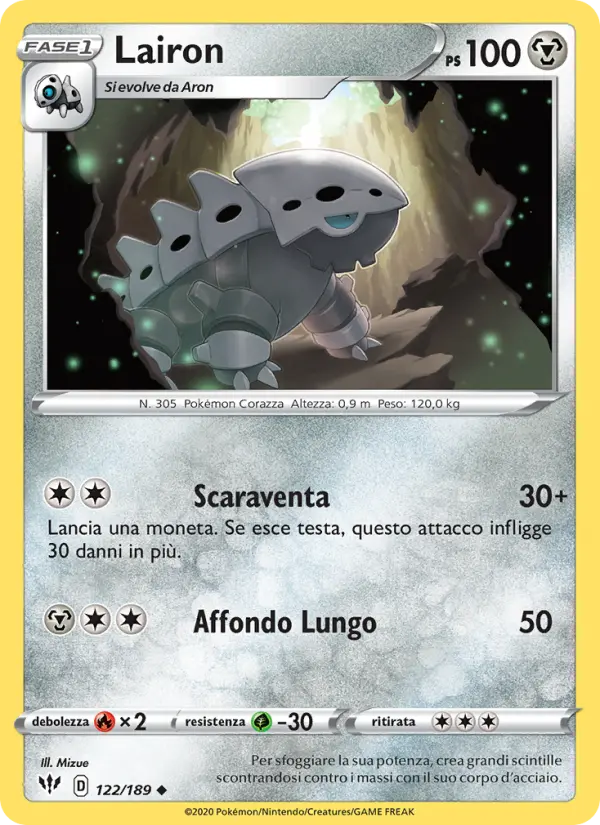 Lairon #122 — Fiamme Oscure (Reverse Holo)