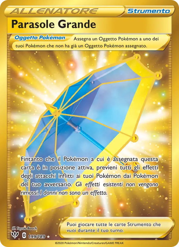 Parasole Grande #199 — Fiamme Oscure