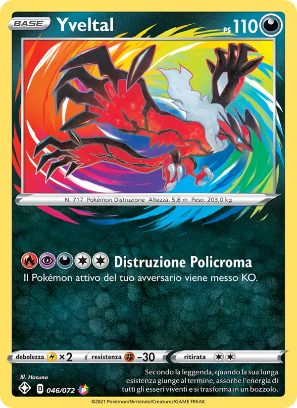 Yveltal #46 — Destino Splendente