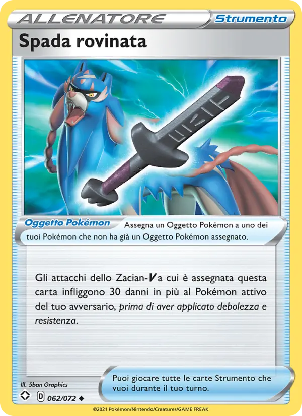 Spada rovinata #62