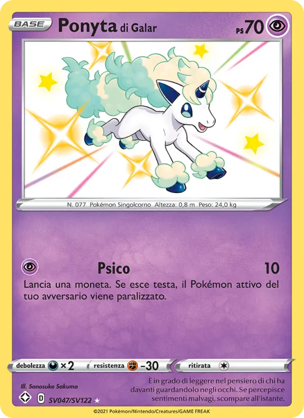 Ponyta di Galar #SV047