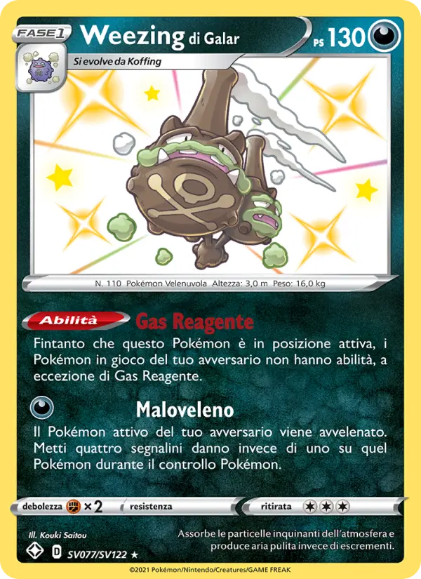 Weezing di Galar #77