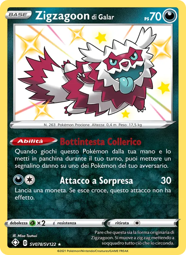 Zigzagoon di Galar #78