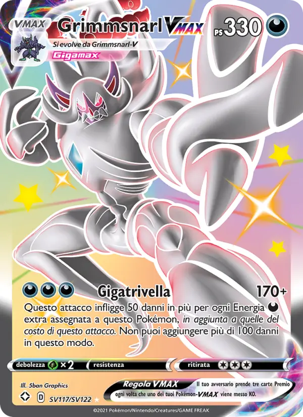Grimmsnarl VMAX #SV117 — Destino Splendente
