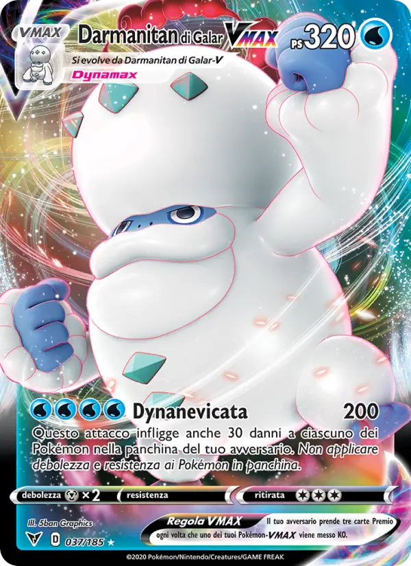 Darmanitan di Galar VMAX #37 — Voltaggio Sfolgorante