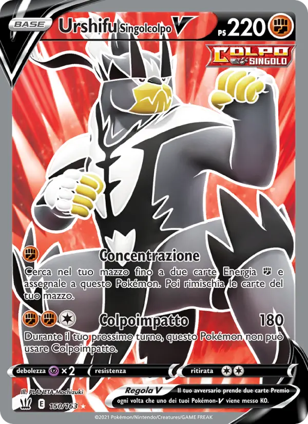 Urshifu Singolcolpo V #150