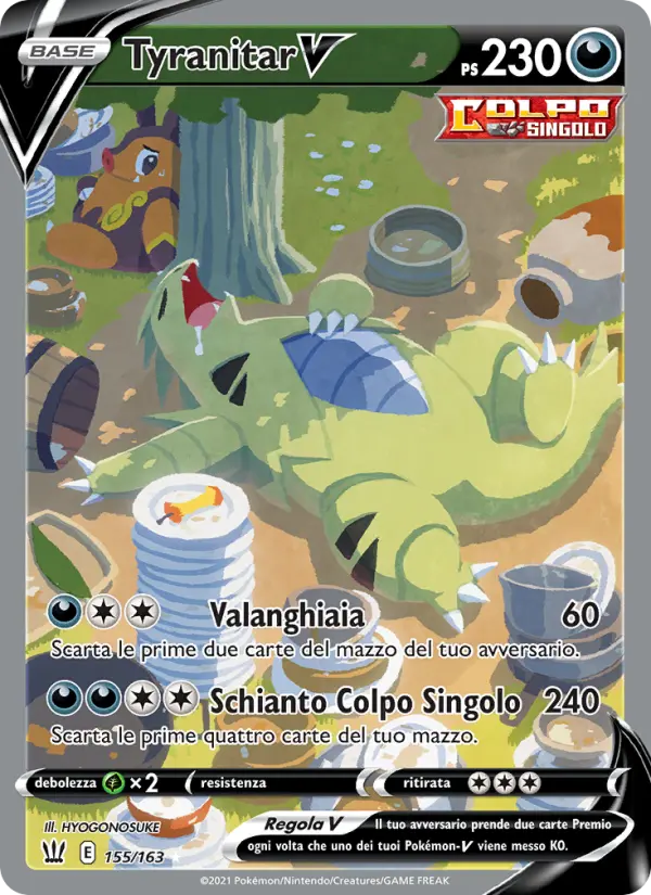 Tyranitar V #155 — Stili di Lotta
