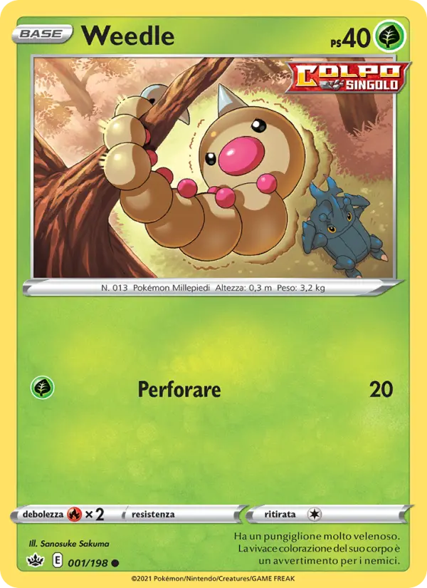 Weedle #001