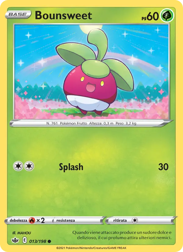 Bounsweet #013 — Regno Glaciale (Reverse Holo)