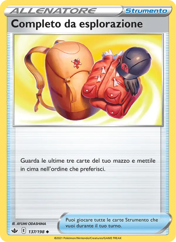 Completo da esplorazione #137 — Regno Glaciale (Reverse Holo)