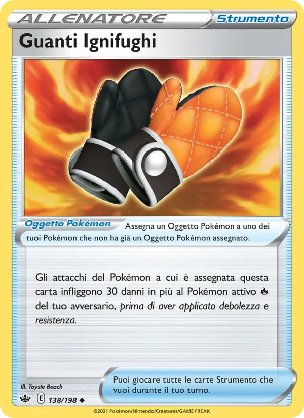 Guanti Ignifughi #138 — Regno Glaciale (Reverse Holo)