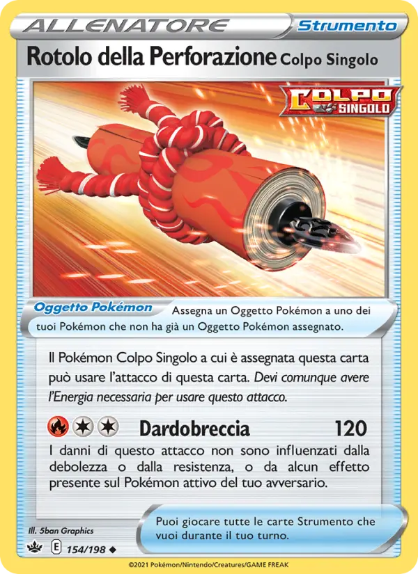 Rotolo della Perforazione Colpo Singolo #154
