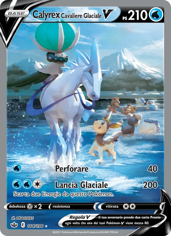 Calyrex Cavaliere Glaciale V #164