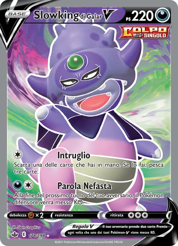Slowking di Galar V #178 — Regno Glaciale