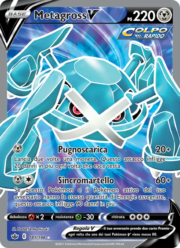 Metagross V #181 — Regno Glaciale