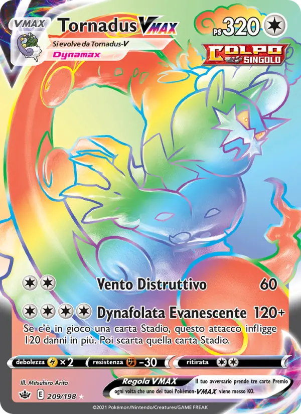 Tornadus VMAX #209 — Regno Glaciale