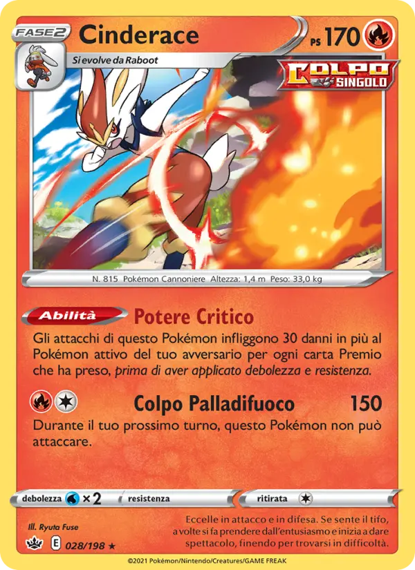 Cinderace #028