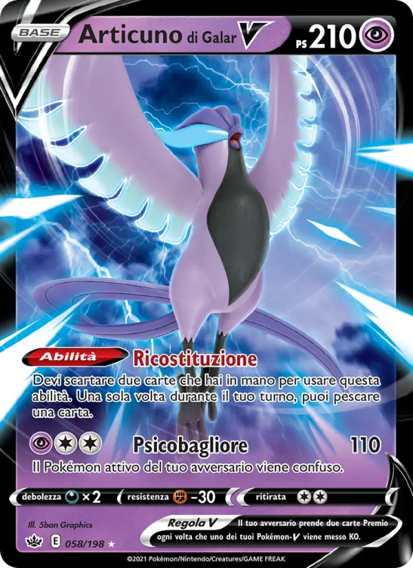 Articuno di Galar V #058