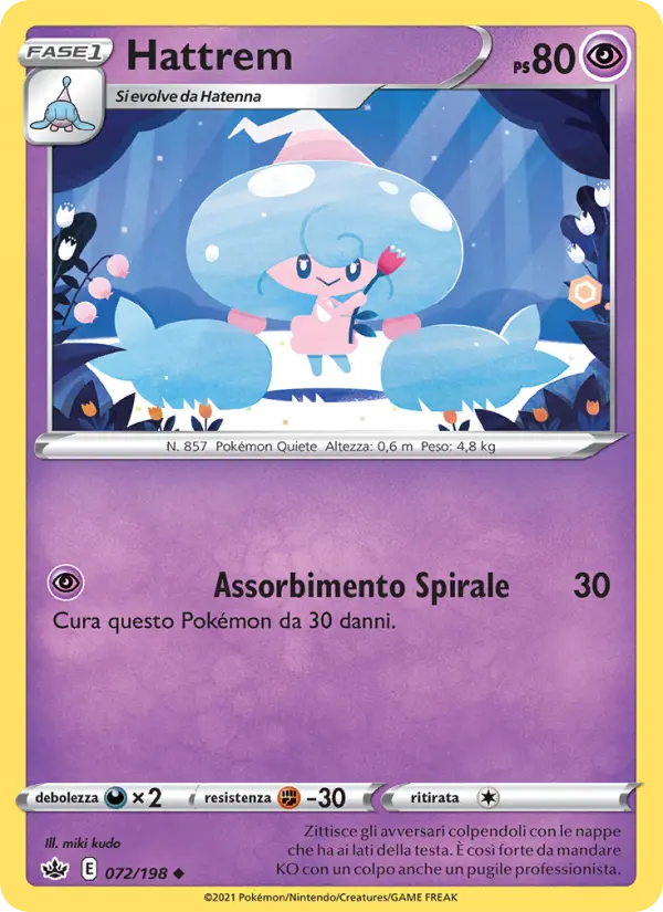 Hattrem #072 — Regno Glaciale (Reverse Holo)