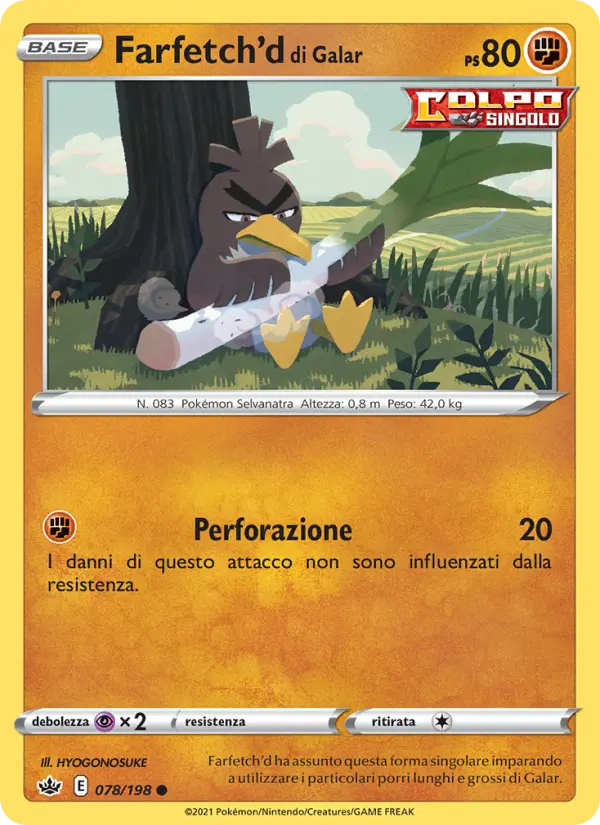 Farfetch'd di Galar #078