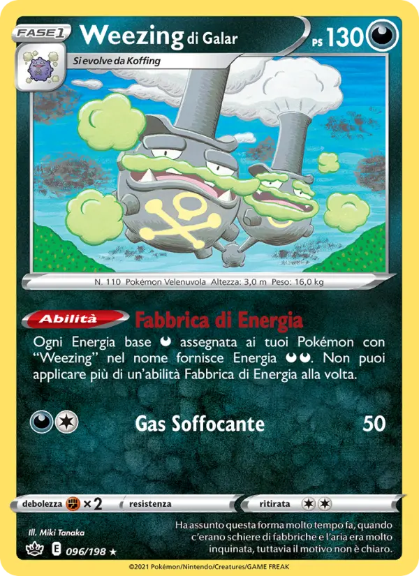 Weezing di Galar #096 — Regno Glaciale