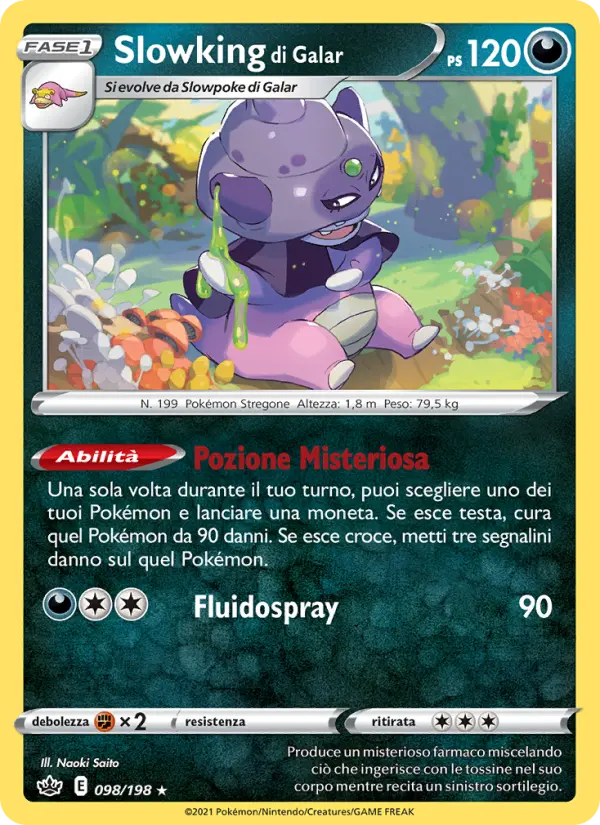 Slowking di Galar #098 — Regno Glaciale