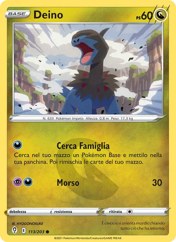Deino #113 — Evoluzioni Eteree (Reverse Holo)