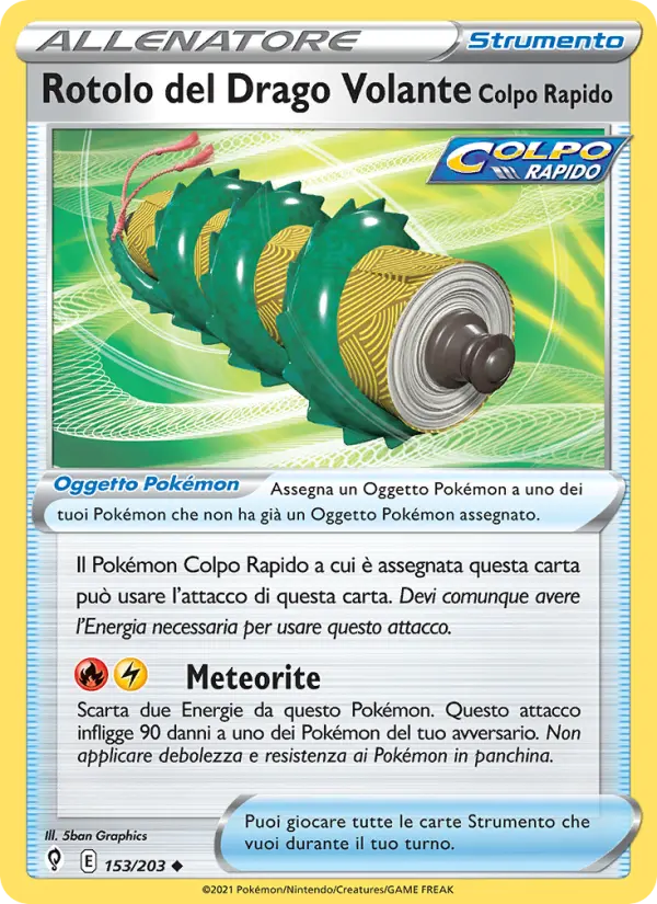 Rotolo del Drago Volante Colpo Rapido #153