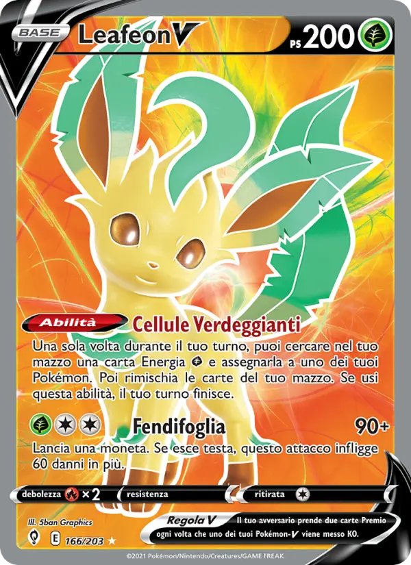 Leafeon V #166