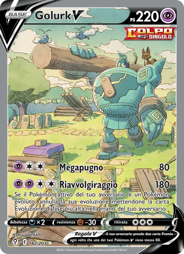 Golurk V #182 — Evoluzioni Eteree
