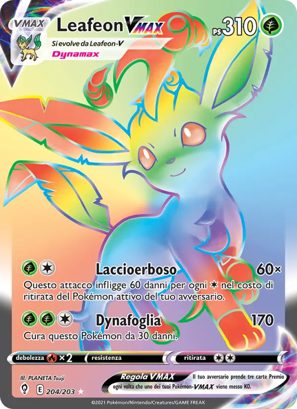 Leafeon VMAX #204