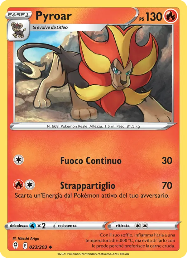Pyroar #023